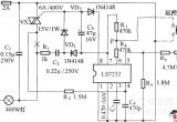 由LS7232组成的触摸调光灯电路图