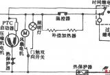 沙松牌间冷式电冰箱电路电路图