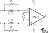 INA217的输入稳定网络电路电路图