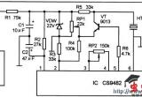 由CS9482构成的音乐彩灯控制电路电路图