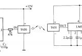 由T630/T631组成的微型无线遥控电路电路图