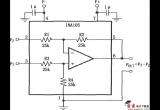 INA105基本供电和信号连接电路电路图