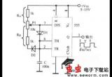 采用555组成占空比可调的方波振荡器电路图