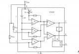 TC620温度传感通风降温自动控制电路电路图