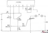 用CIC2851构成的无触点彩灯控制器电路电路图