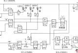 多功能视力保护器(CD4070、CD4001)电路图