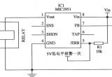 由MIC2951构成的过热保护系统电路电路图