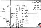 用TWH9104组成的四路100彩灯串控制电路电路图