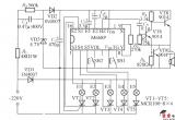 带音乐的五路闪烁灯串电路(M668P)电路图