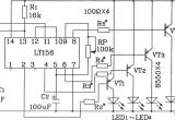 LTl56单片4路彩灯控制集成电路典型应用电路电路图