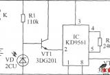 光敏二极管组成的防盗报警器电路电路图