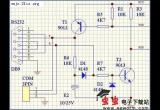 三极管实现的232接口电路电路图