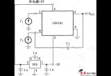 对数与对数比率放大器LOG101／104的单电源 5V供电工作电路电路图