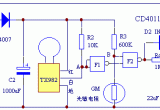 具有自锁功能的自动走廊灯电路图