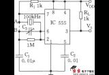 555组成晶振电路电路图