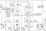 由CD4001组成的卫生间门控照明排气开关电路图