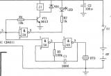 水满报警电路(CD4011)电路图