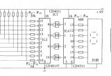 数字式电平显示器(CD40147、CD4511)电路图