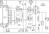 用CD4001、CD4017组成的可调式可循环定时控制器电路电路图