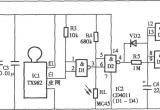 采用TX928微波探测照明灯电路电路图