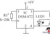 用DSM-872构成的轮流发光电路(一)电路图
