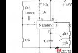 用NE566V产生锯齿波电路电路图