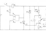 晶闸管时间继电器电路图