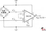 由INA155构成的电阻电桥放大电路电路图