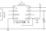 MIC2951构成的过热保护系统电路电路图