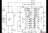 由NE555、CD4017组成的双色花样流动灯电路电路图