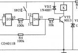 钟控家电定时器电路电路图