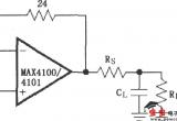 由MAX4100／4101构成的驱动电容性负载电路电路图