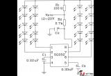 音响同步彩灯控制集成电路5G052典型应用电路电路图