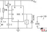 555组成的印相定时电路电路图