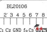 BL20106红外线接收前置放大集成应用电路图电路图