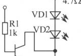 两只红外发光二极管的驱动电路电路图
