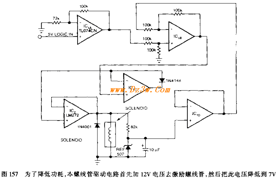 低成本螺线管驱动电路电路图