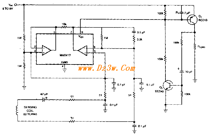 微功耗电子开关电路图电路图