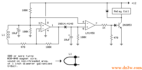 交流电检测器开关电路电路图