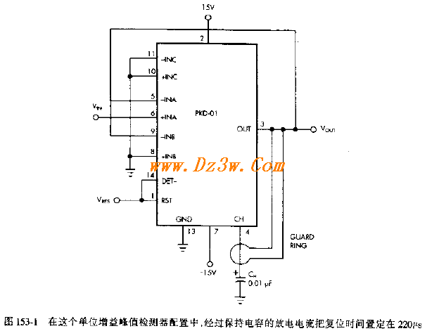 减少峰值检测器复位时间电路图