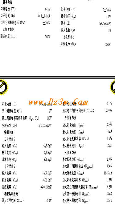 6U2a href=http://www.dz3w.com/info/tube/ target=_blank class=infotextkeya href=http://www.dz3w.com/component/tube/tubeindex.htm target=_blank class=infotextkey电子管/a参数/a