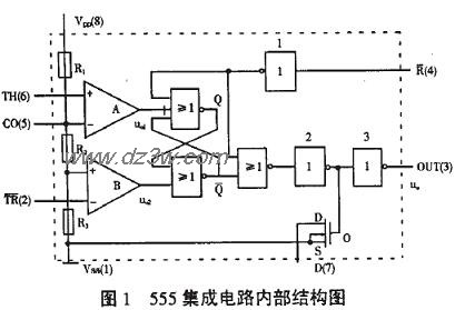 定时器555的特点及基本应电路图