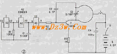 旅行防盗报警器电路图