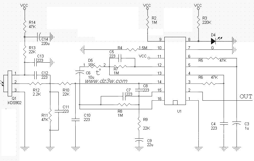 报警电路图电路图