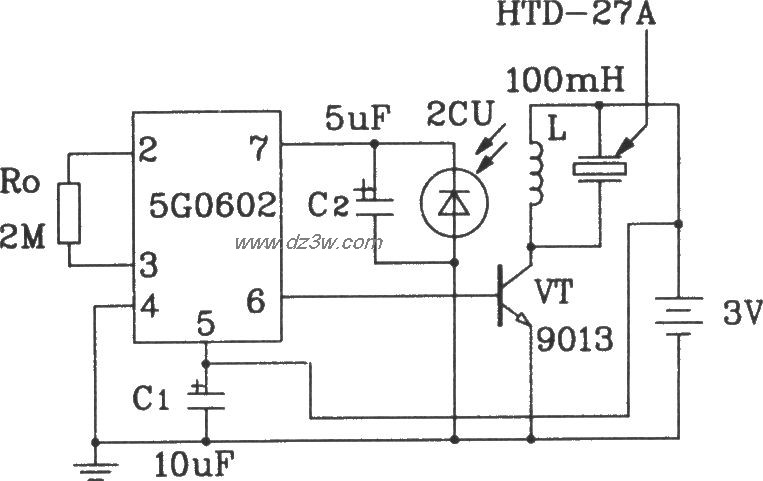 5G0602专用报警集成电路电路图