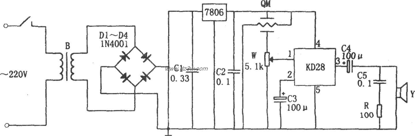可燃气体报警电路二(780电路图