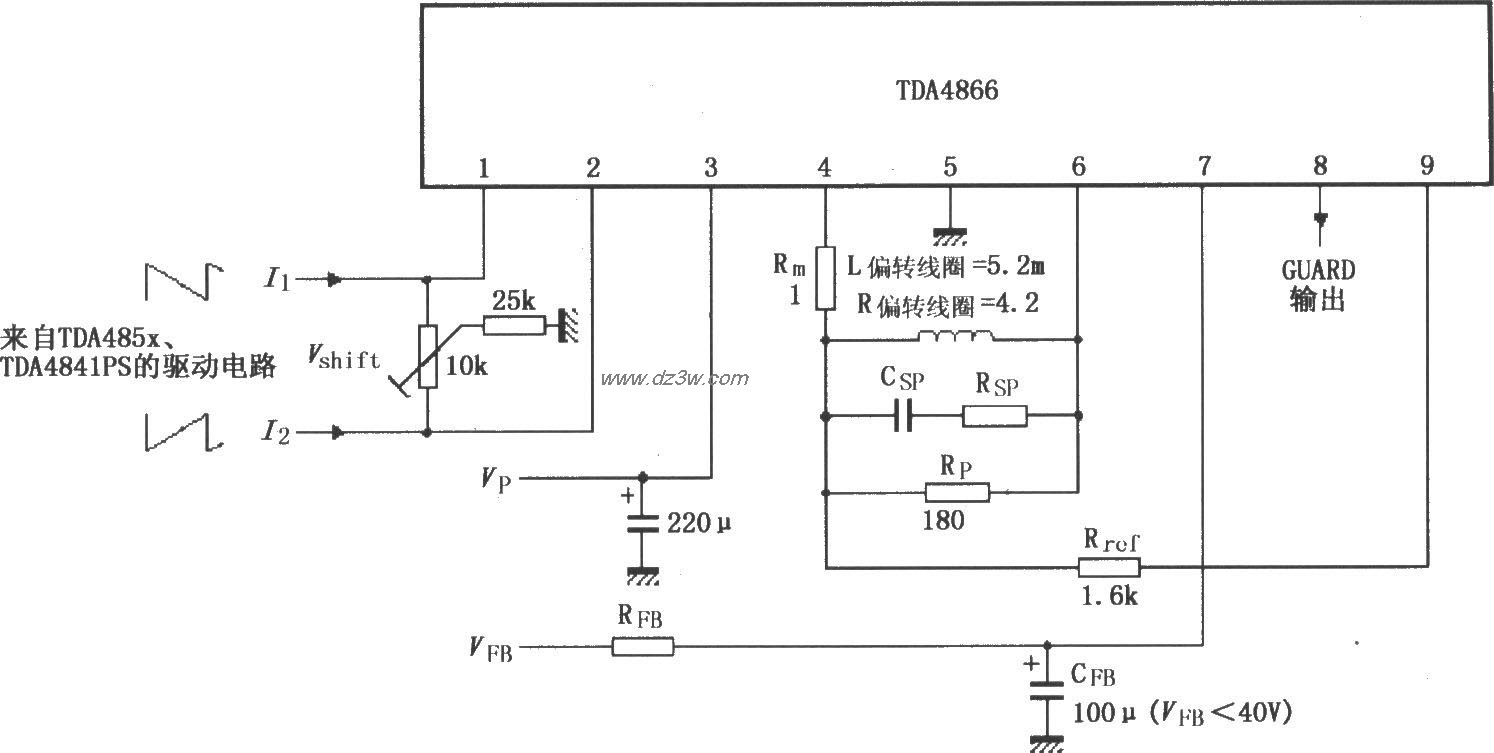 TDA485X、TDA4841PS的驱电路图