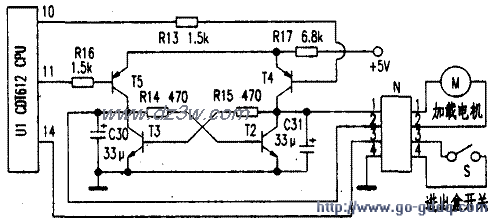 电池供电LED驱动电路二例电路图