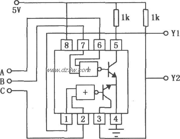 SN55454B／75454B双外围电路图