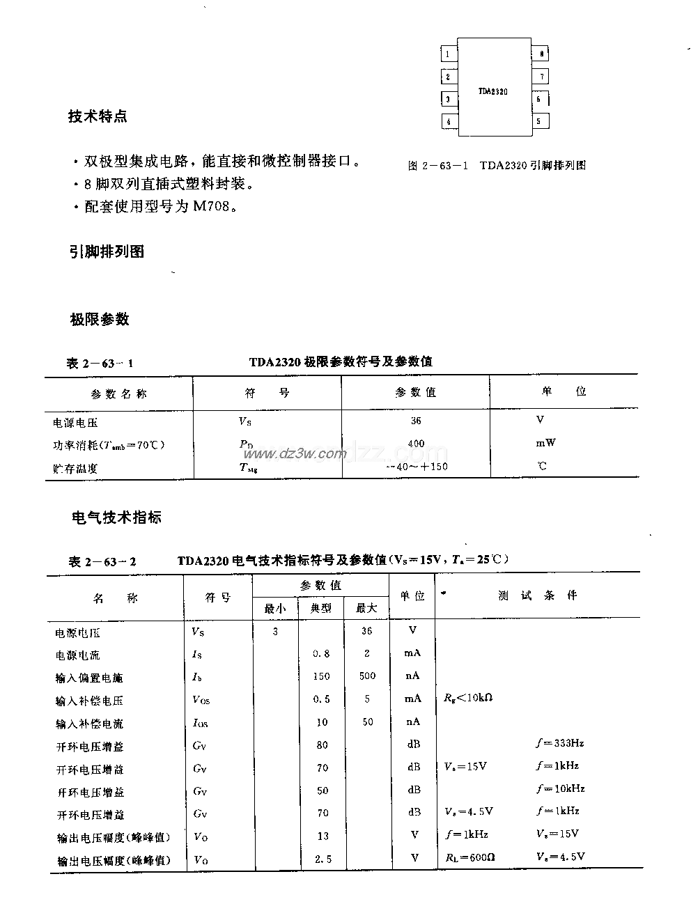 TDA2320 (电视机)红外线电路图